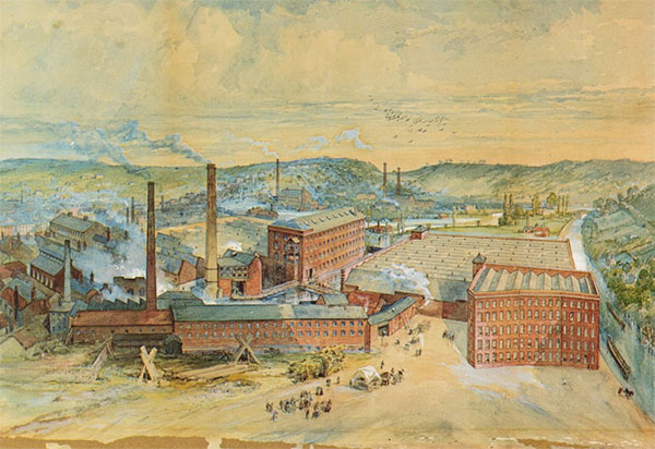 Brintons carpet factory Kidderminster 1870